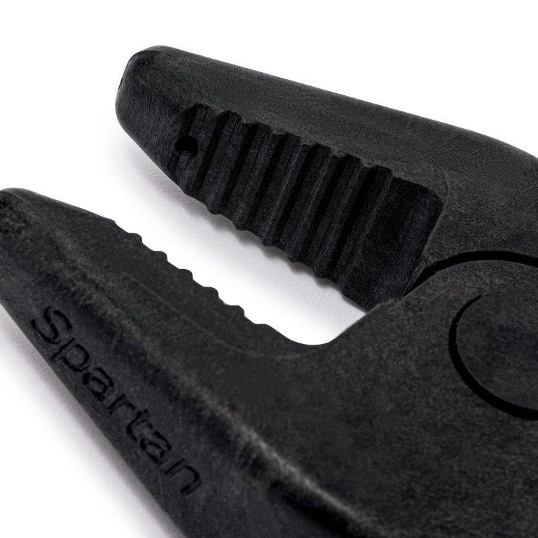 Spartan® Plier Clamp Heavy with a 40mm mouth opening in Noryl, a close up image.
