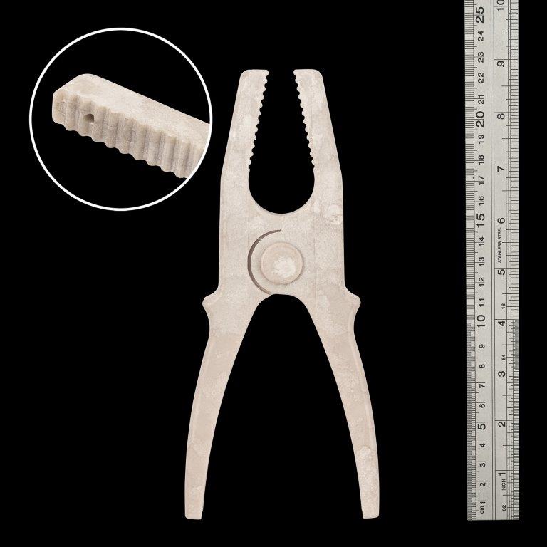 Spartan Plier Clamp Narrow Jaw, manufactured in Radel which is a beige/light brown colour
